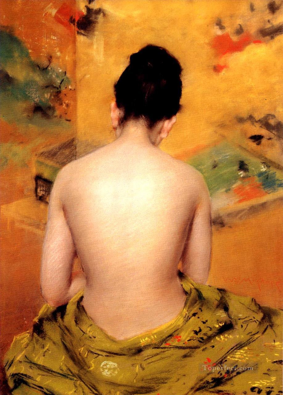 Back Of A Nude William Merritt Chase Oil Paintings